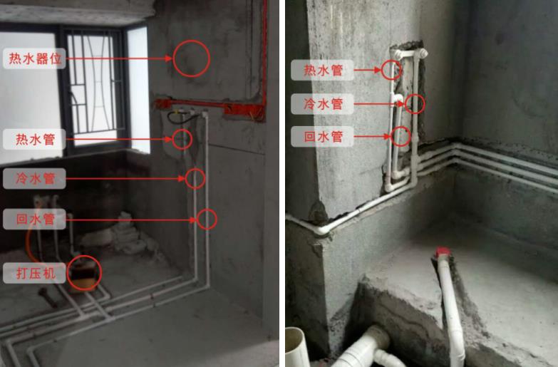 家裝循環(huán)水水管實拍圖，看整體布局方式是怎樣的？