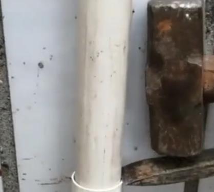 pvc管中間斷了拼接視頻分享，這個思路還是比較實用的！